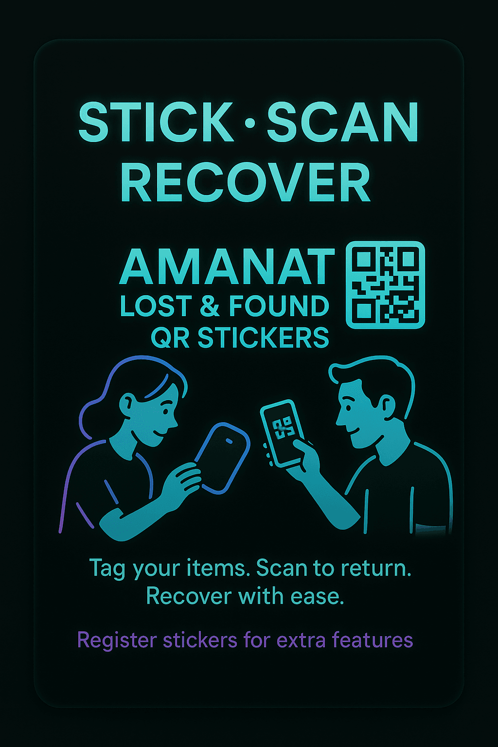 Amanat QR Sticker Pack